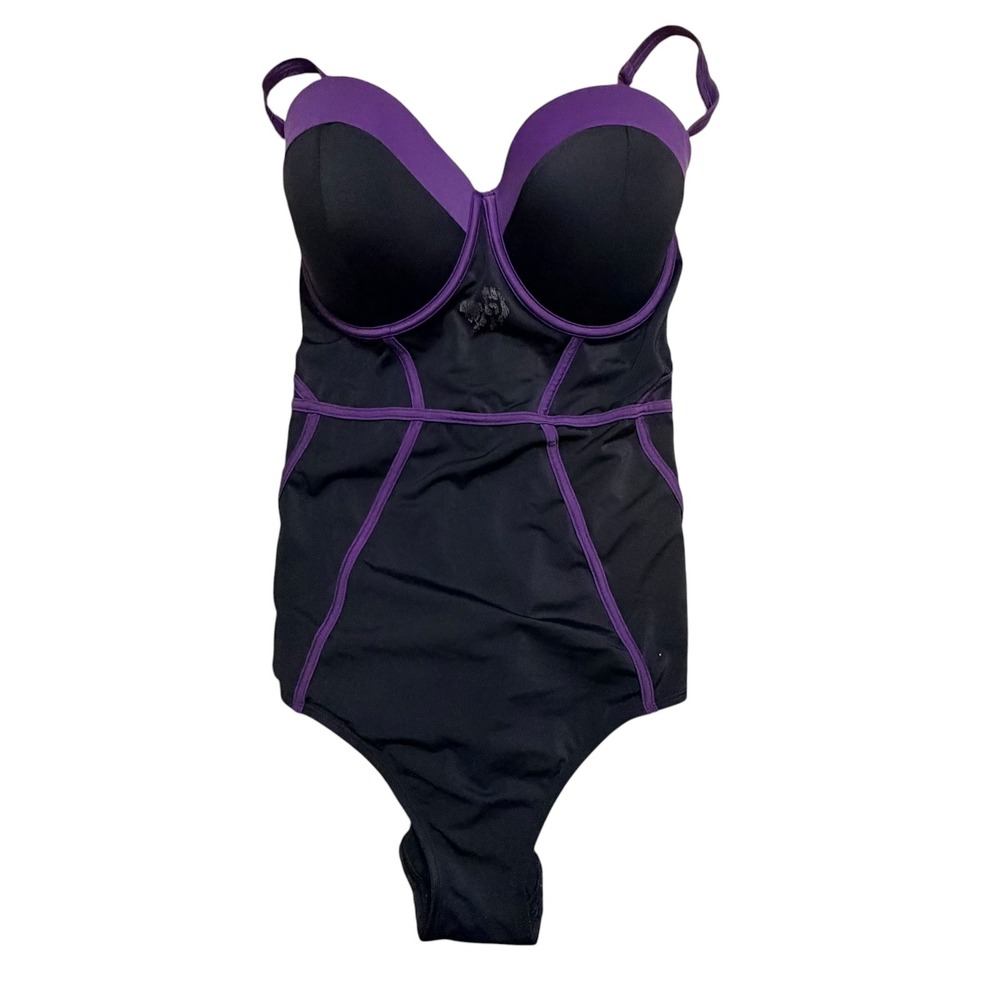 Disney Princess Ursula One Piece Swimsuit Black Purple Underwire 2 D/DD 16658303